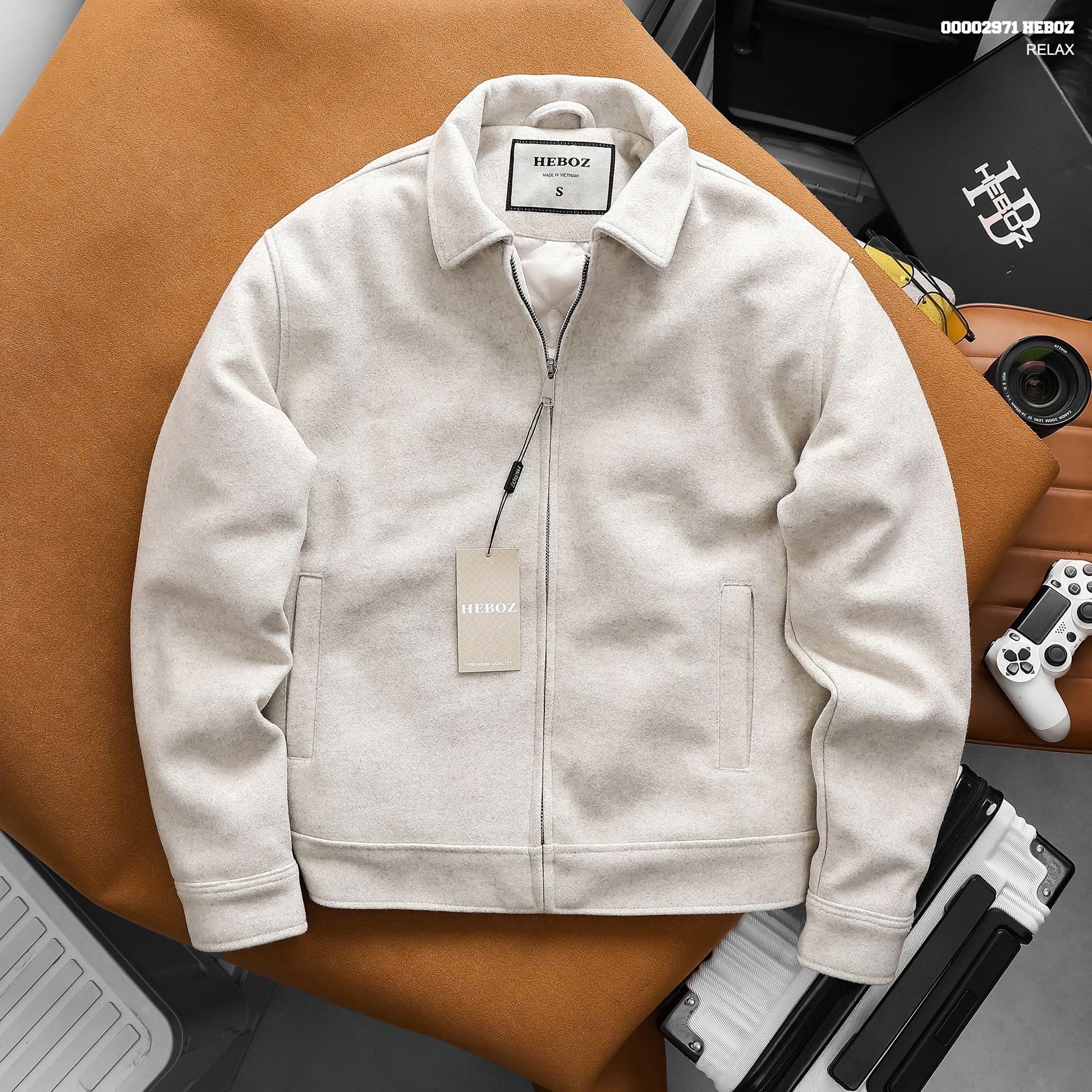 Áo khoác nam Heboz trần trám Clean Cut 2M - 00002971