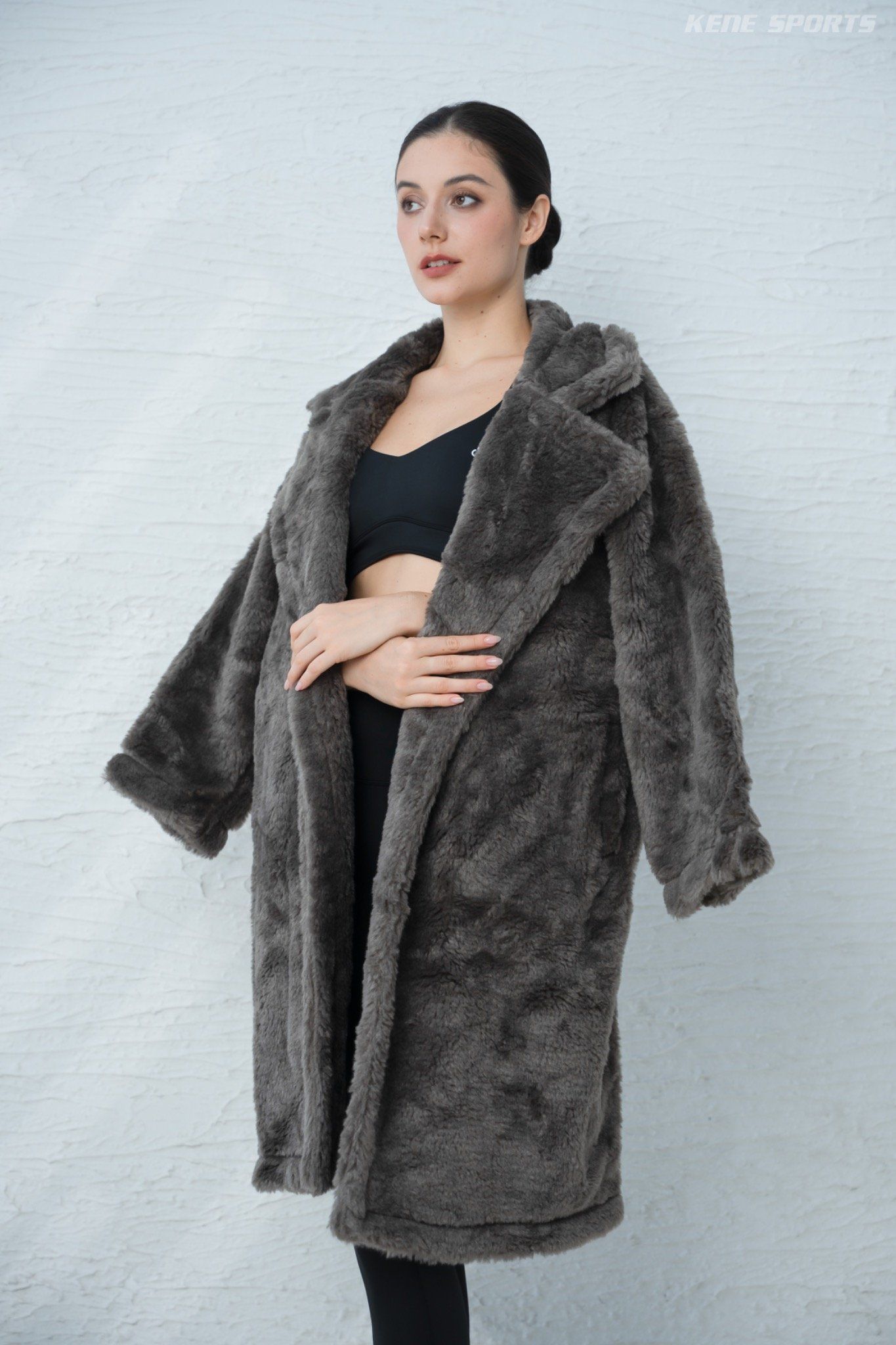  Áo khoác lông - Kenewomen LANA teddy long coat 