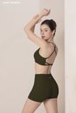  Bộ đùi thể thao xanh Rêu (Chất dày) 
