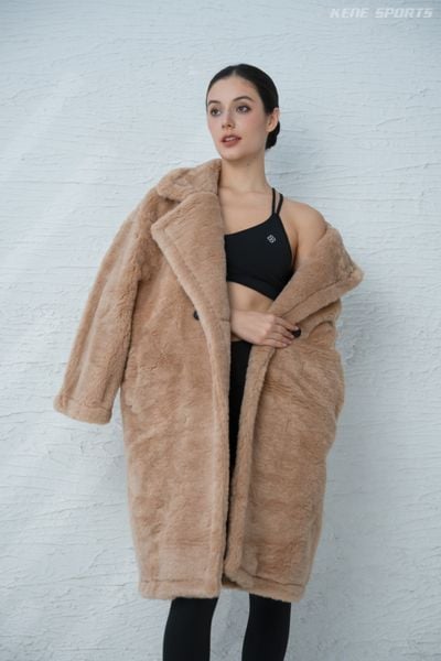  Áo khoác lông - Kenewomen LANA teddy long coat 