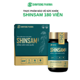  TPBVSK SHINSAM - Viên Uống Hồng Sâm Hàn Quốc 6 Năm Tuổi Hỗ Trợ Tăng Cường Sức Khỏe - 180 Viên. 