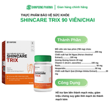 TPBVSK SHINCARE TRIX - Hỗ Trợ Làm Bền Thành Mạch Máu, Giảm Triệu Chứng Suy Giãn Tĩnh Mạch Do Thành Mạch Kém 