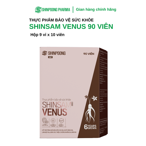  Combo Shinsam Venus 90 Viên và Shinsam Balance 90 Viên - Hỗ Trợ Tăng Độ Đàn Hồi Cho Da, Giúp Sáng Da Và Hỗ Trợ Giảm Các Triệu Chứng Do Suy Giảm Nội Tiết Tố 