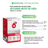  TPBVSK VACOMIN HEVIT - Viên Uống Bổ Sung Sắt, Vitamin Và Acid Folic 