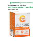  TPBVSK VACOMIN MEGA C - Viên Uống Bổ Sung Vitamin C Hỗ Trợ Tăng Đề Kháng - 60 Viên 