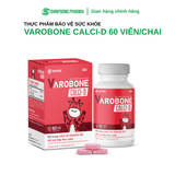  TPBVSK VAROBONE CALCI D - Viên Nhai Hương Dâu Bổ Sung Calci Và Vitamin D3 Cho Trẻ Em 