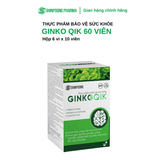  TPBVSK GINKOQIK - Viên Uống Tăng Cường Tuần Hoàn Máu Não, Hỗ Trợ Hoạt Huyết 
