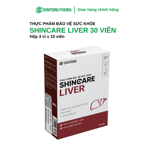  TPBVSK - SHINCARE LIVER - Hỗ trợ giảm độc gan, bảo vệ gan. 