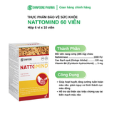  TPBVSK NATTOMIND - Viên Uống Giúp Giảm Nguy Cơ Hình Thành Cục Máu Đông 