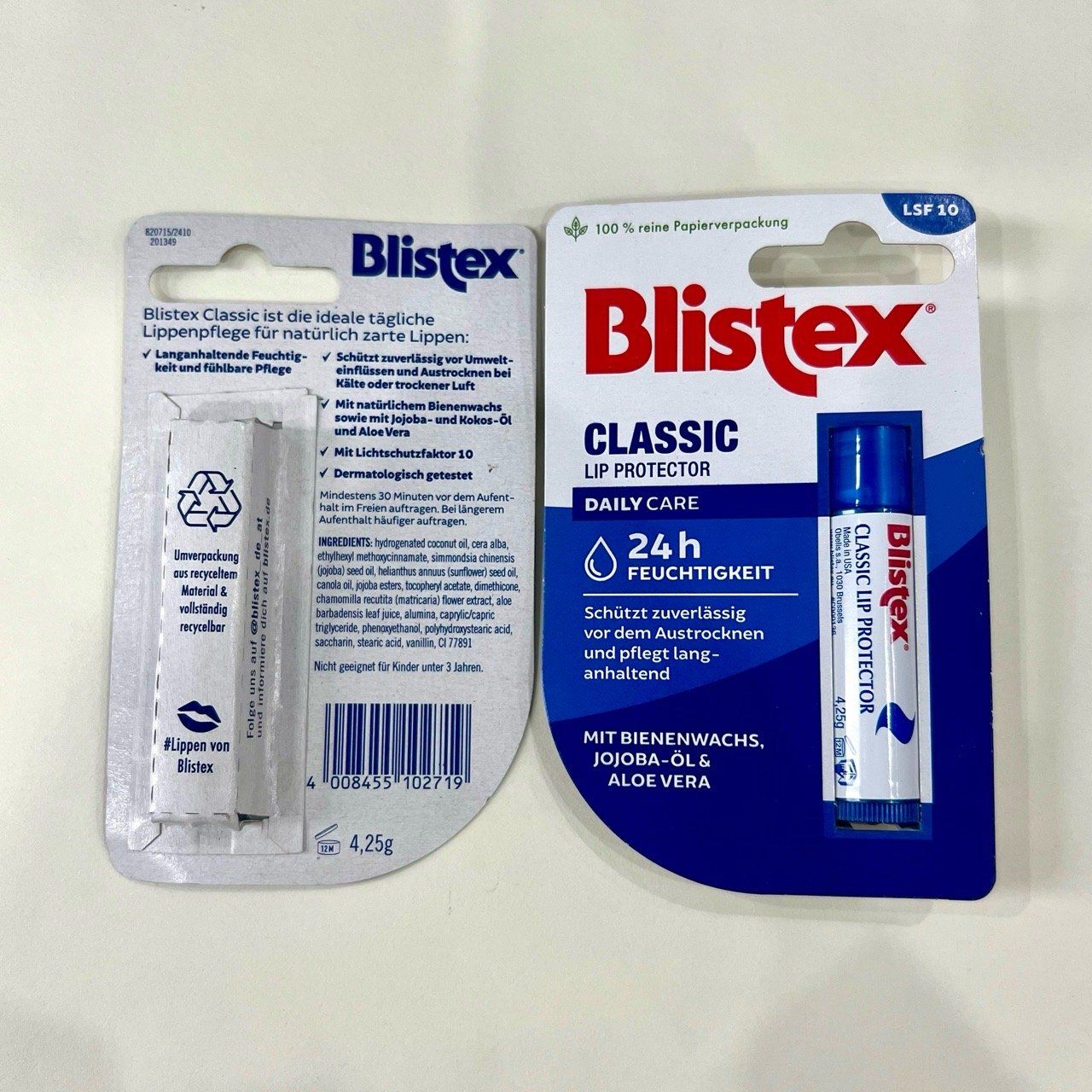  Son dưỡng môi Blistex Classic LSF 10 – Dưỡng ẩm & bảo vệ môi khỏi tia UV – 4.25g 