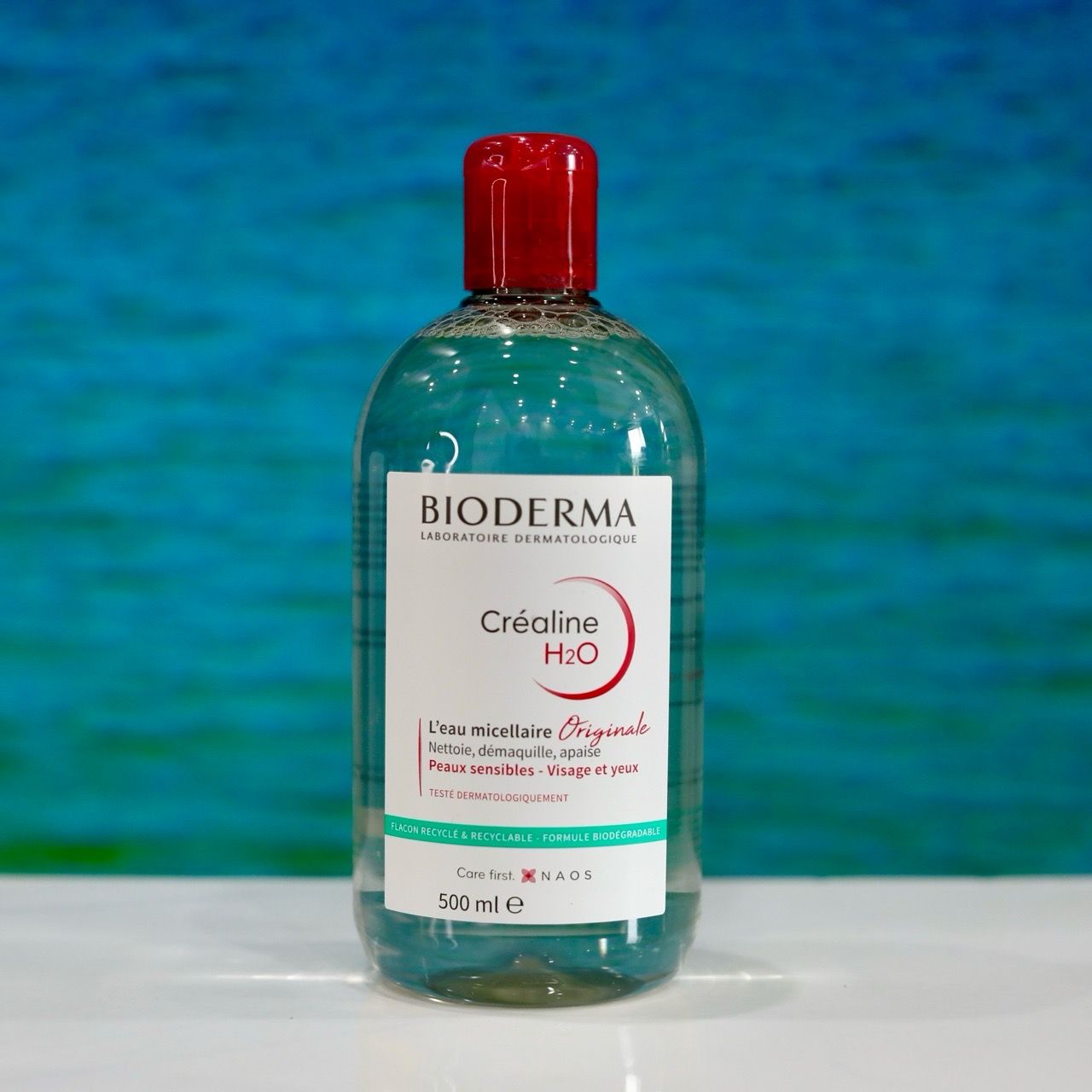  Tẩy trang Bioderma hồng Créaline H2O, chai 500ml 