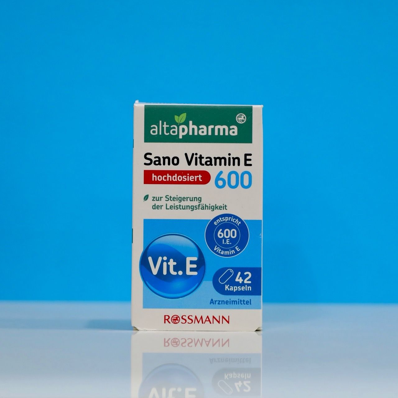  Viên uống Altapharma Sano Vitamin E 600 I.E hộp 42 viên bổ sung Vitamin E từ Đức 