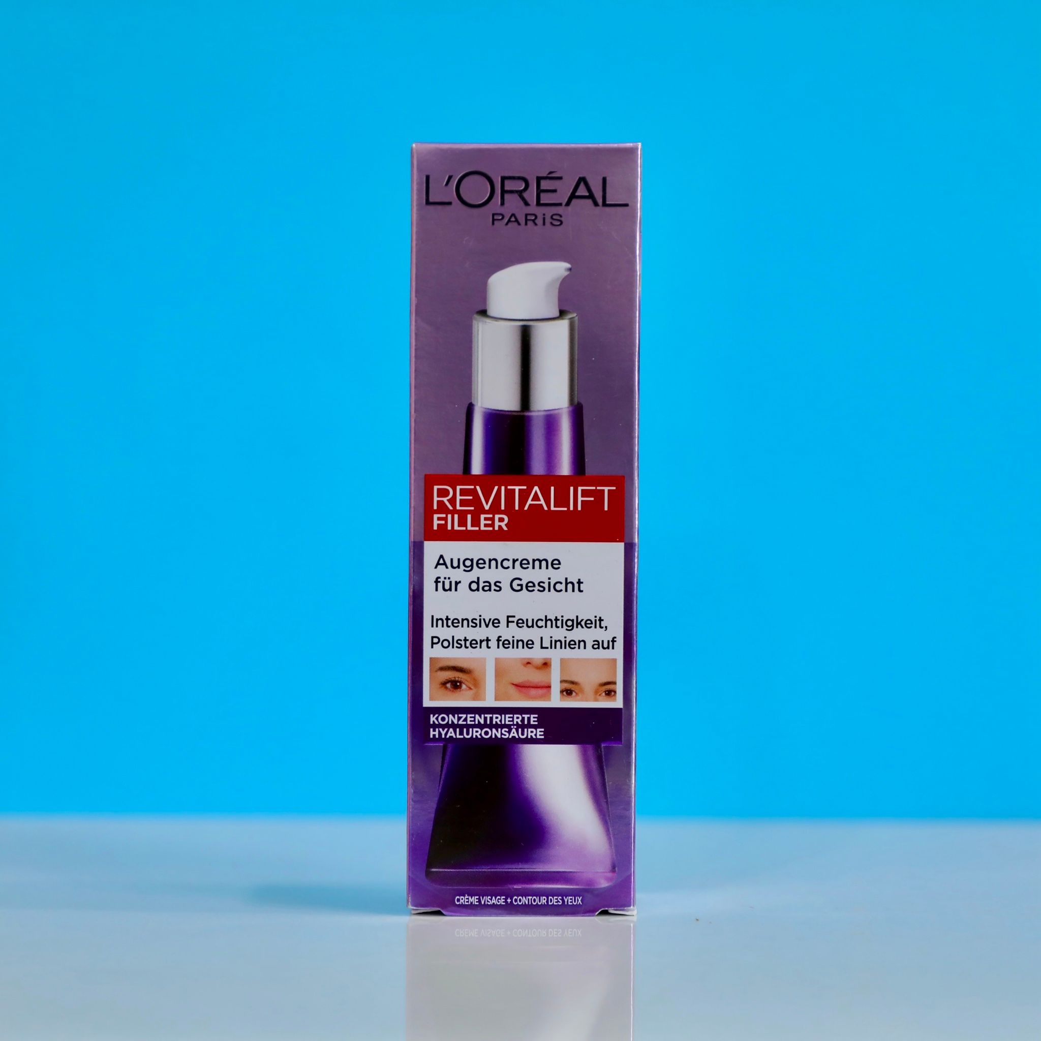  Kem dưỡng mắt L’Oréal Paris Revitalift Filler Hyaluronic Acid 15ml – Hàng chính hãng Đức, 30ml 