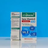  Viên uống Altapharma Sano Vitamin E 600 I.E hộp 42 viên bổ sung Vitamin E từ Đức 