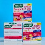  Hỗn Hợp Bổ Sung Taxofit Energie B12 500 + D3 + C Dạng Bột 20 Gói – Tiện Dùng, Hương Dễ Uống, Hàng Đức 