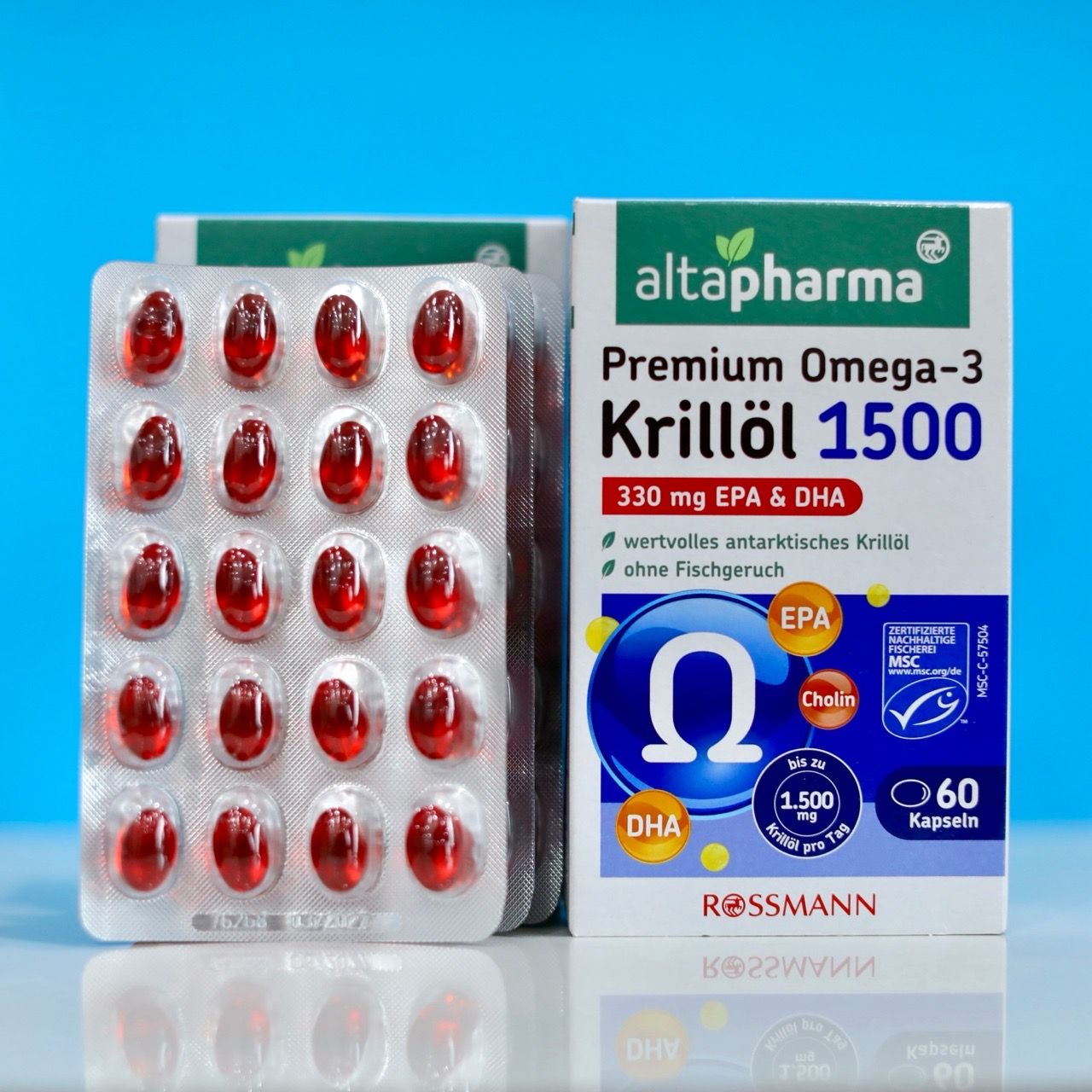  Dầu nhuyễn thể Altapharma OMGEGA3 krillol- 60VIÊN 