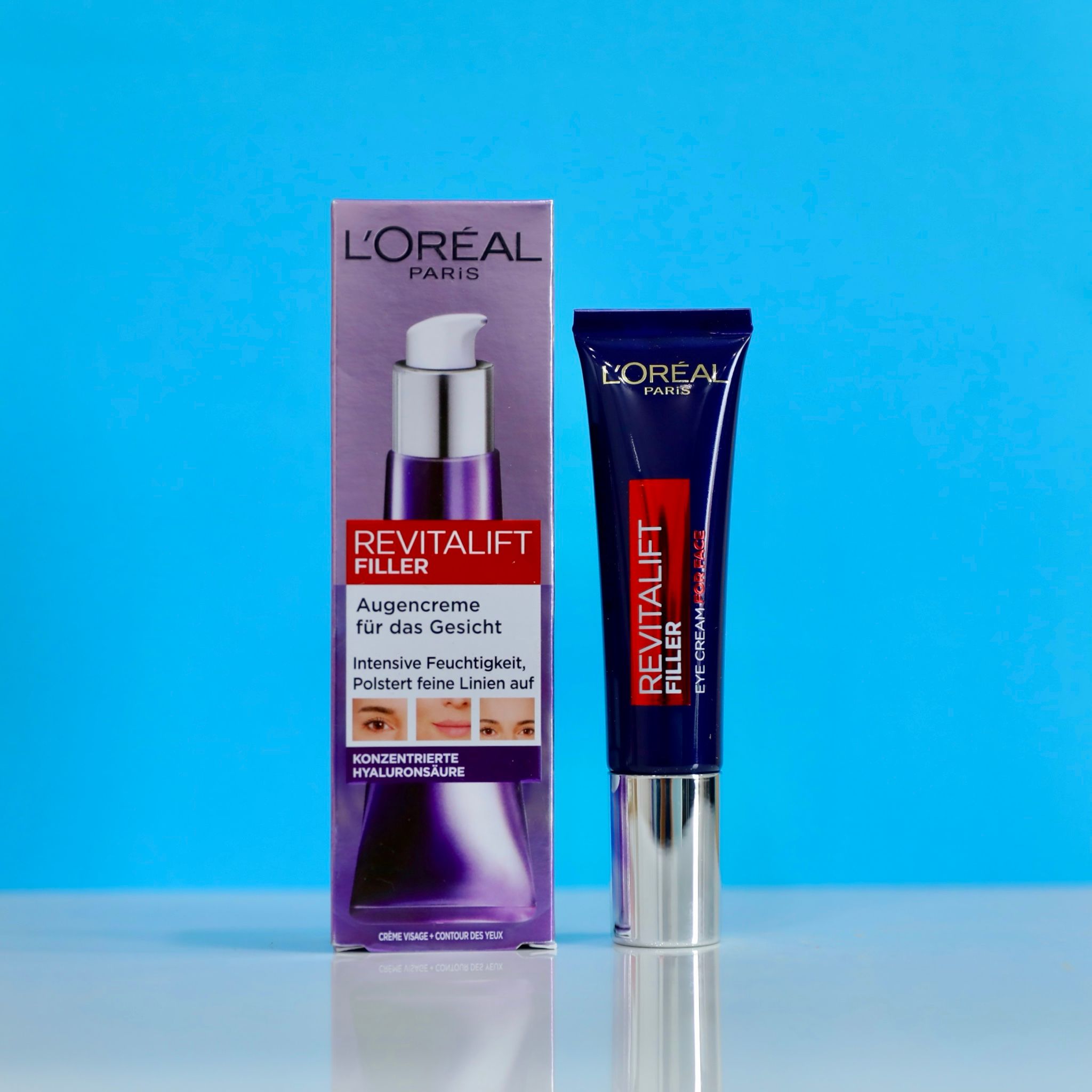  Kem dưỡng mắt L’Oréal Paris Revitalift Filler Hyaluronic Acid 15ml – Hàng chính hãng Đức, 30ml 