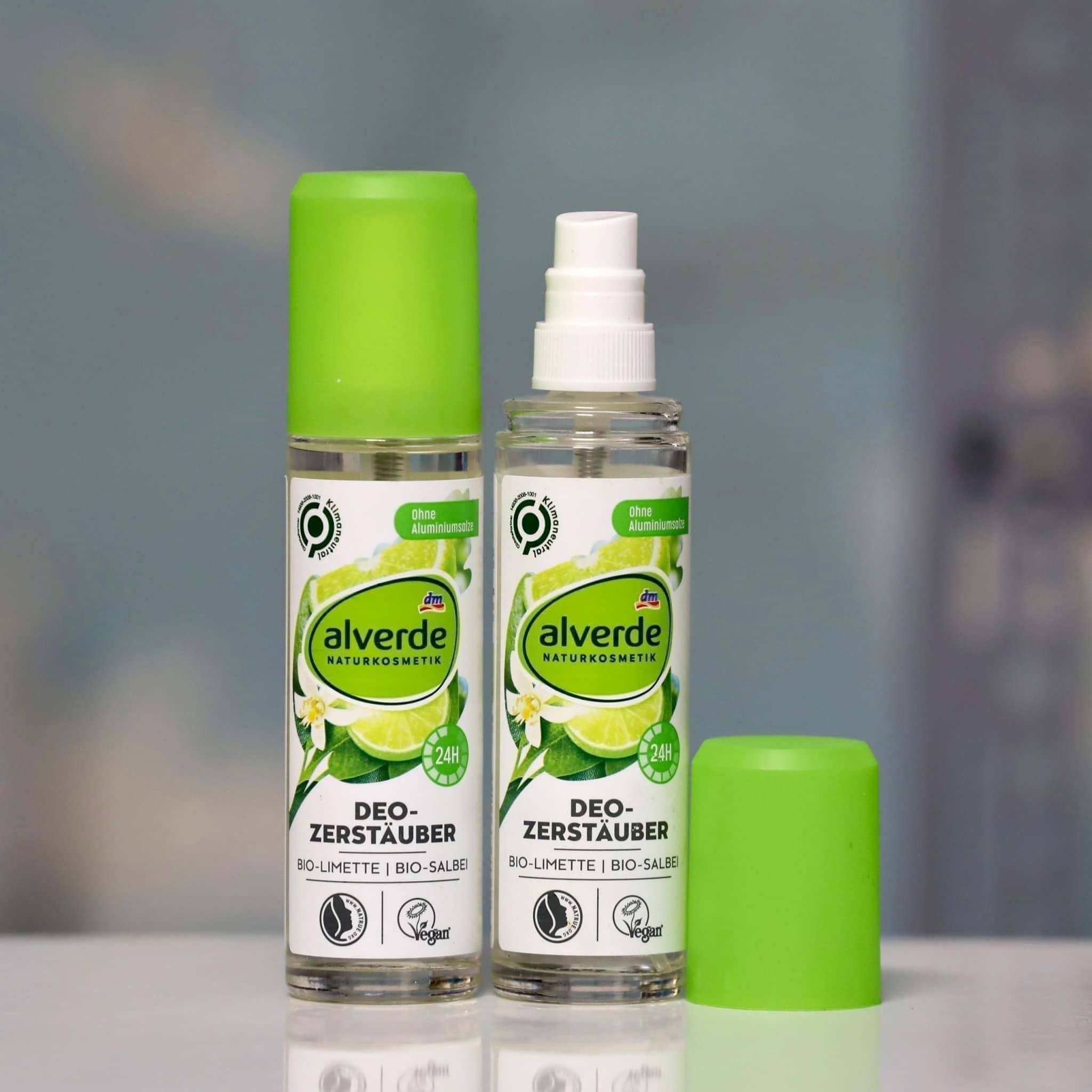  Xịt khử mùi Alverde Naturkosmetik Lime 75ml – Khử mùi thiên nhiên hương chanh 