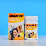  Viên Ngậm Sanostol Bổ Sung Canxi & Multi-Vitamin Tổng Hợp + Canxi, cho trẻ trên 4 tuổi, hộp 75 Viên 