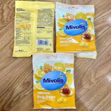  Kẹo ngậm Mivolis mật ong vị chanh – Làm dịu cổ họng & thơm miệng tự nhiên – 75g. 