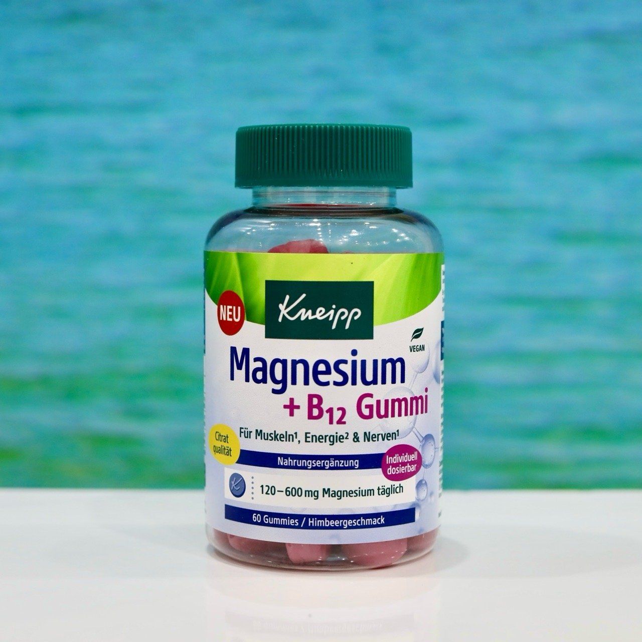  Viên nhai bổ sung Magie & Vitamin B12 Kneipp – Hỗ trợ năng lượng & cơ bắp – Hộp 60 viên 