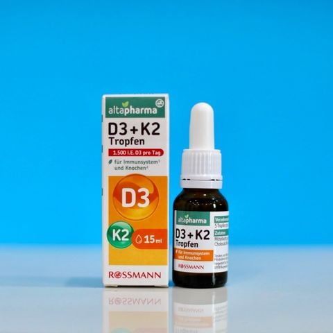  Vitamin D3 + K2 dạng giọt tropfen Altapharma -15ML 