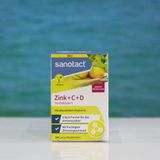  Viên uống sanotact Zink + Vitamin C D – Hỗ trợ sức khỏe, bổ sung kẽm và vitamin thiết yếu, hộp 54 viên 