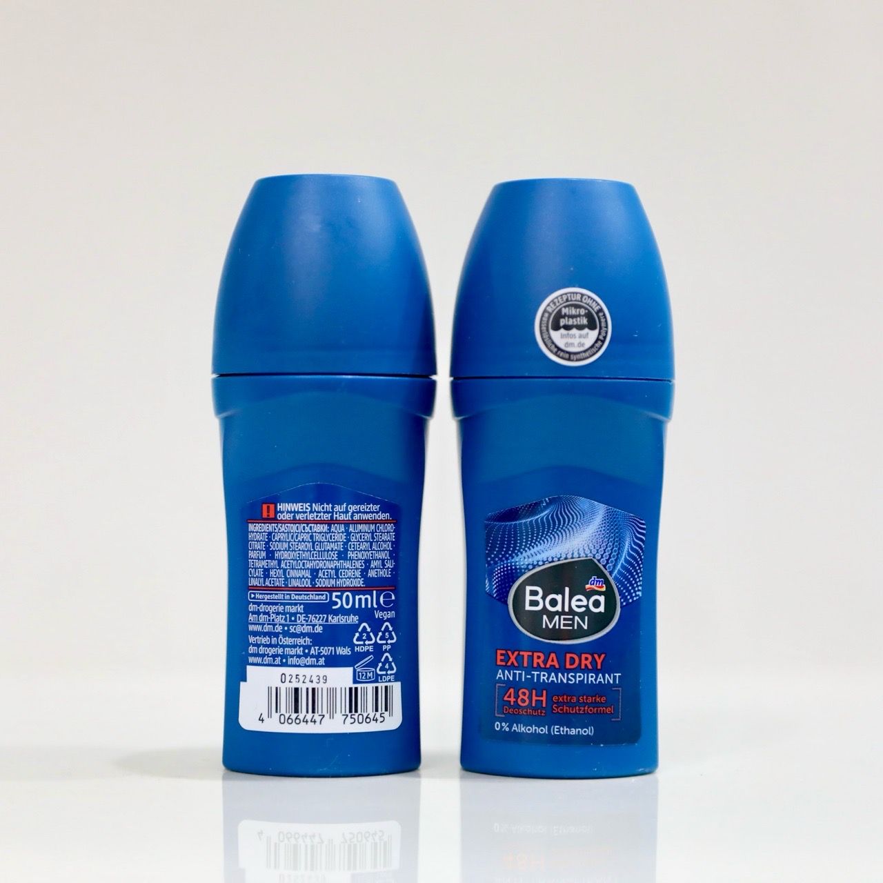  Lăn khử mùi nam Balea Men Antitranspirant Deo Roll-On Extra Dry 50ml – Giúp khô thoáng và ngăn mùi suốt ngày dài 