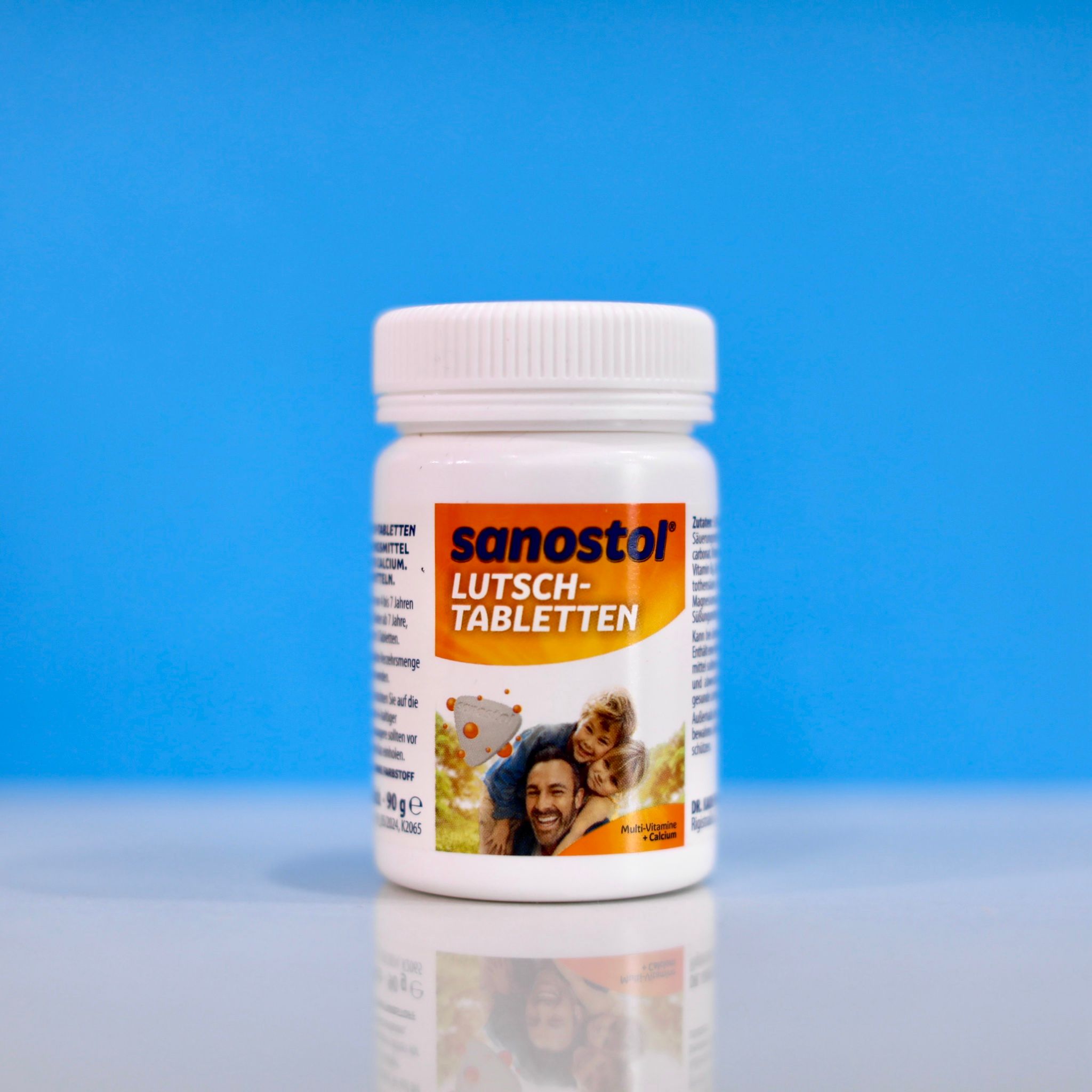  Viên Ngậm Sanostol Bổ Sung Canxi & Multi-Vitamin Tổng Hợp + Canxi, cho trẻ trên 4 tuổi, hộp 75 Viên 