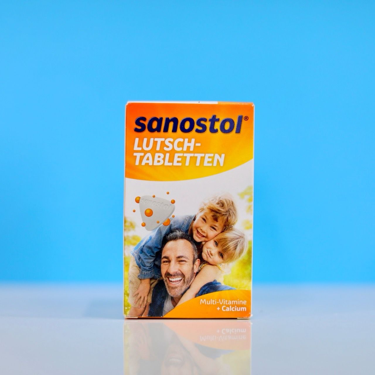  Viên Ngậm Sanostol Bổ Sung Canxi & Multi-Vitamin Tổng Hợp + Canxi, cho trẻ trên 4 tuổi, hộp 75 Viên 