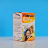  Viên Ngậm Sanostol Bổ Sung Canxi & Multi-Vitamin Tổng Hợp + Canxi, cho trẻ trên 4 tuổi, hộp 75 Viên 