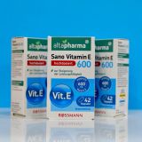  Viên uống Altapharma Sano Vitamin E 600 I.E hộp 42 viên bổ sung Vitamin E từ Đức 