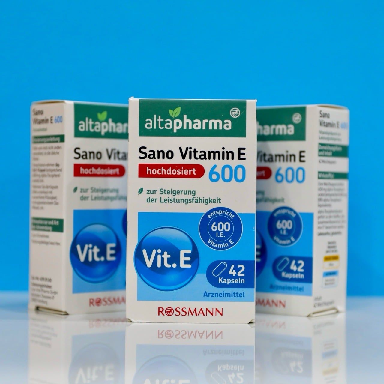  Viên uống Altapharma Sano Vitamin E 600 I.E hộp 42 viên bổ sung Vitamin E từ Đức 