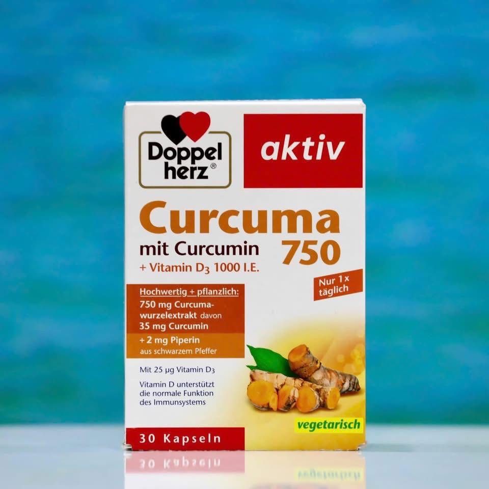  Viên uống nghệ Curcuma 750 hộp 30 viên 