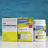  Viên uống sanotact Zink + Vitamin C D – Hỗ trợ sức khỏe, bổ sung kẽm và vitamin thiết yếu, hộp 54 viên 