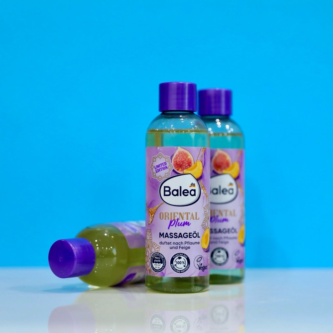  Dầu Massage Balea Oriental Plum 100ml – Hương Mận Thư Giãn, Dưỡng Da Mềm Mịn, Hàng Đức 