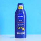  Dưỡng thể Nivea Q10 400ml xanh, dưỡng ẩm, chai 400ml 