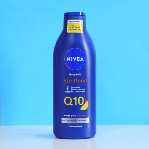  Dưỡng thể Nivea Q10 400ml xanh, dưỡng ẩm, chai 400ml 