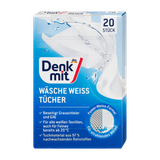  Giấy Giặt Trắng Quần Áo Denkmit – Hộp 20 Miếng 