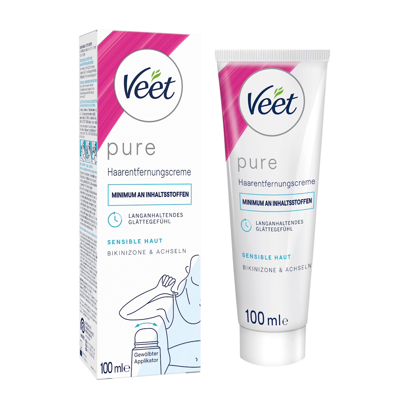  Kem tẩy lông Veet vùng bikini và nách 100ml – Dịu nhẹ cho da nhạy cảm 