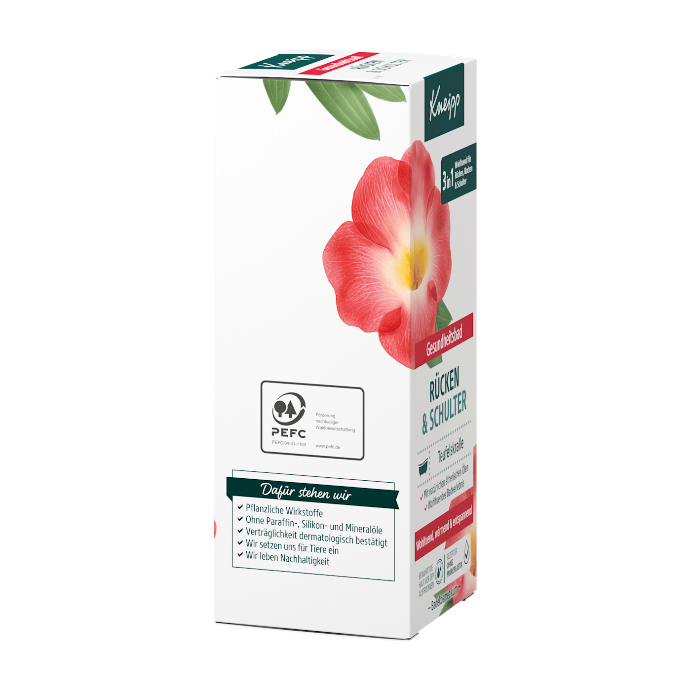  Dầu tắm thảo mộc Kneipp Rücken & Schulter 100ml – Thư giãn lưng và vai 