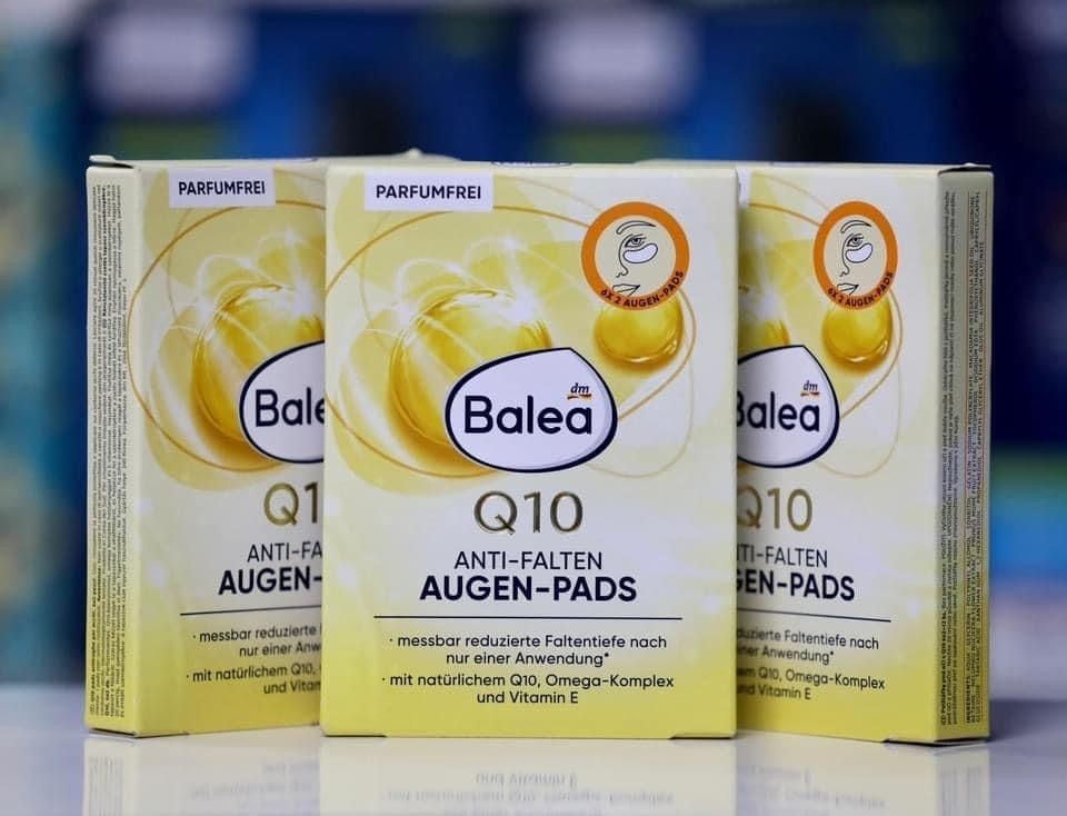  Miếng dán chống nhăn Balea Q10 Anti-Falten Patches – Dưỡng da săn chắc, giảm dấu hiệu lão hóa 