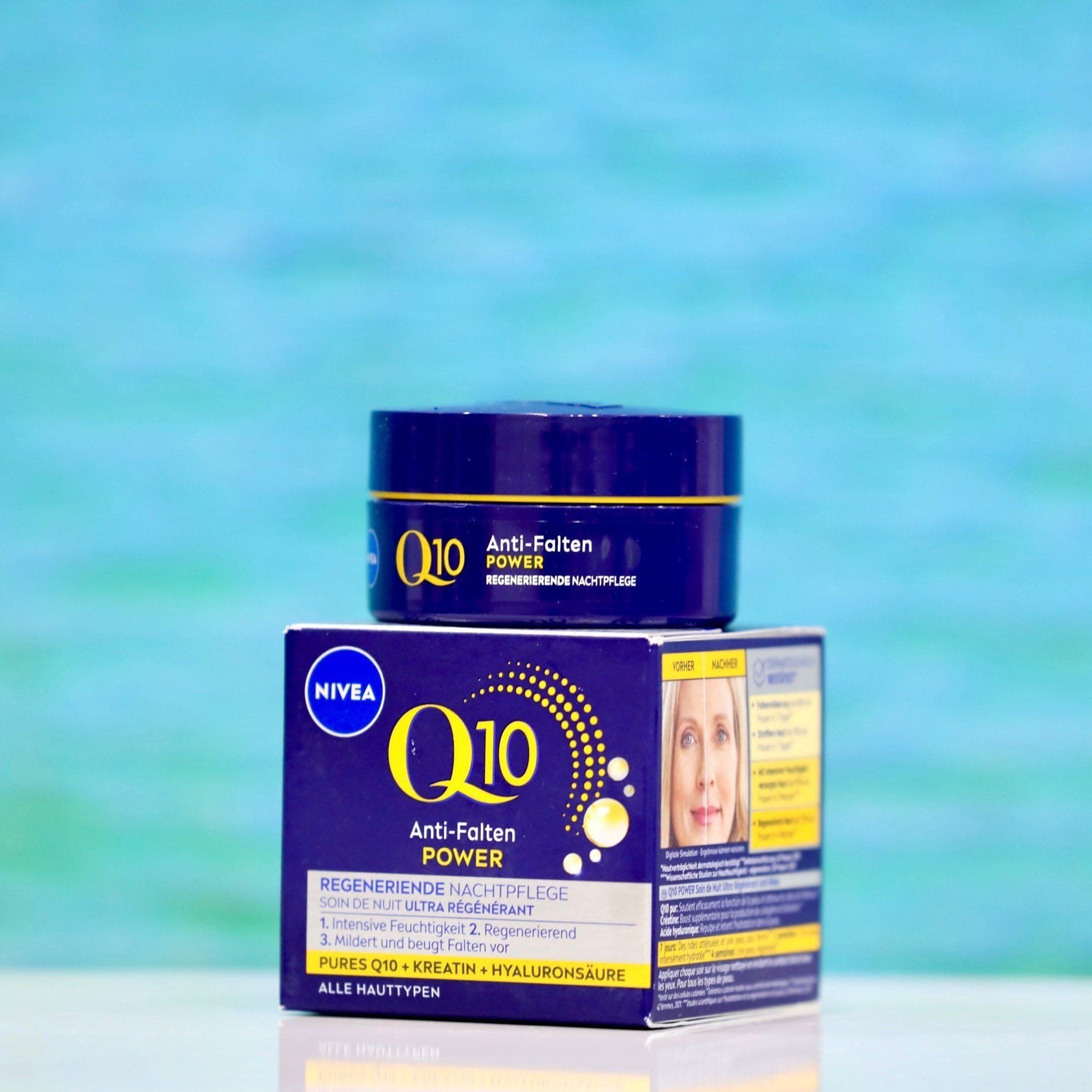  Bộ kem dưỡng da Nivea Q10 ban ngày và ban đêm hàng nội địa của Đức 