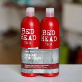  Bộ đôi dầu gội và dầu xả Tigi Đỏ – chăm sóc tóc nhuộm mềm mượt và bền màu chuẩn salon. 