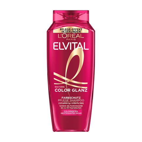  Dầu gội L’Oréal Paris Elvital Color Glanz 400ml – Dành cho tóc nhuộm, bóng mượt, giữ màu lâu, nội địa Đức 