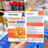  Viên uống Tetesept Vitamin D3 3000 Intens 40 viên – Bổ sung vitamin D3 hỗ trợ xương và miễn dịch 