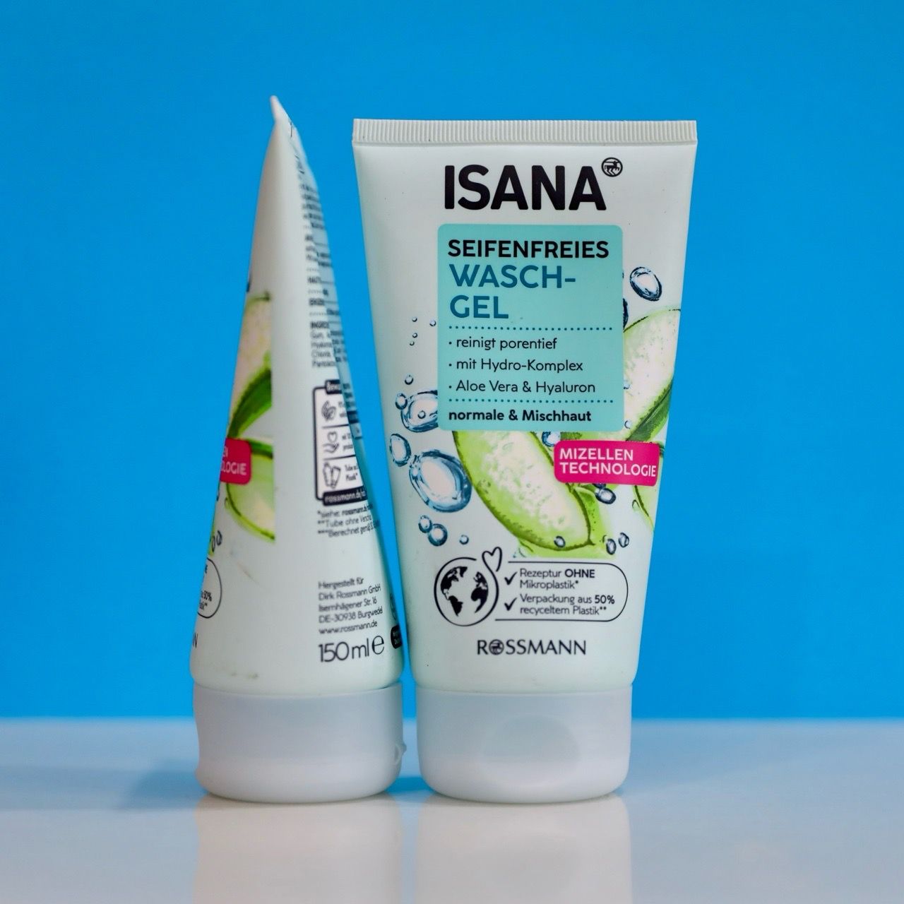  Sữa rửa mặt Isana lô hội tuýp 150ml 