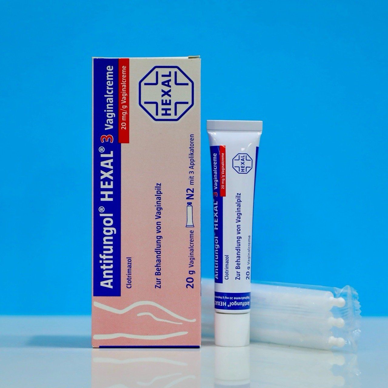  Thuốc Đặt Phụ Khoa Antifungol Hexal 3 Vaginalcreme 20mg/g, 20g 