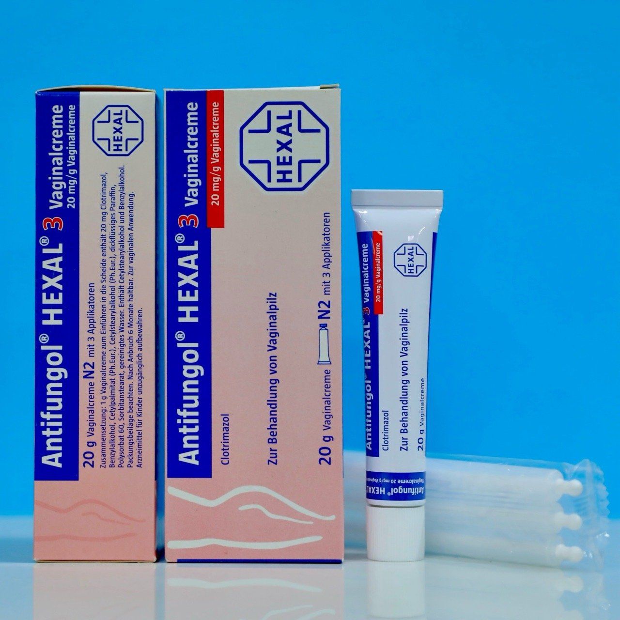  Thuốc Đặt Phụ Khoa Antifungol Hexal 3 Vaginalcreme 20mg/g, 20g 