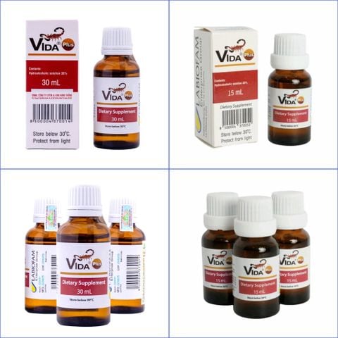  Mua 3 tặng 1 - Nọc Bọ Cạp Xanh Vida Plus Cuba Giúp Nâng Cao Thể Trạng, Hỗ Trợ Giảm Đau Cho Người Bệnh Ung Bướu 